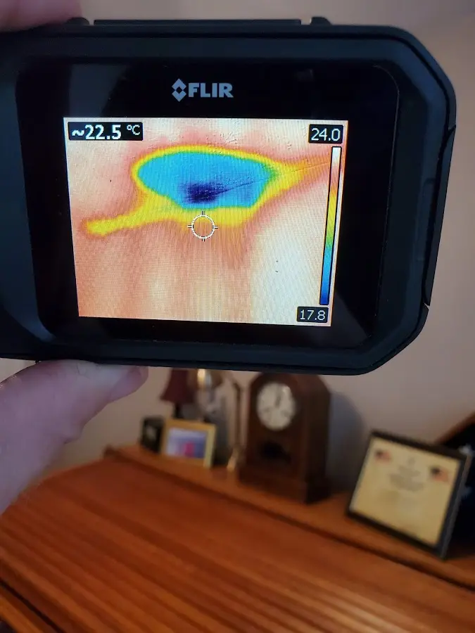 Thermal imaging inspection for water damage in Nyack